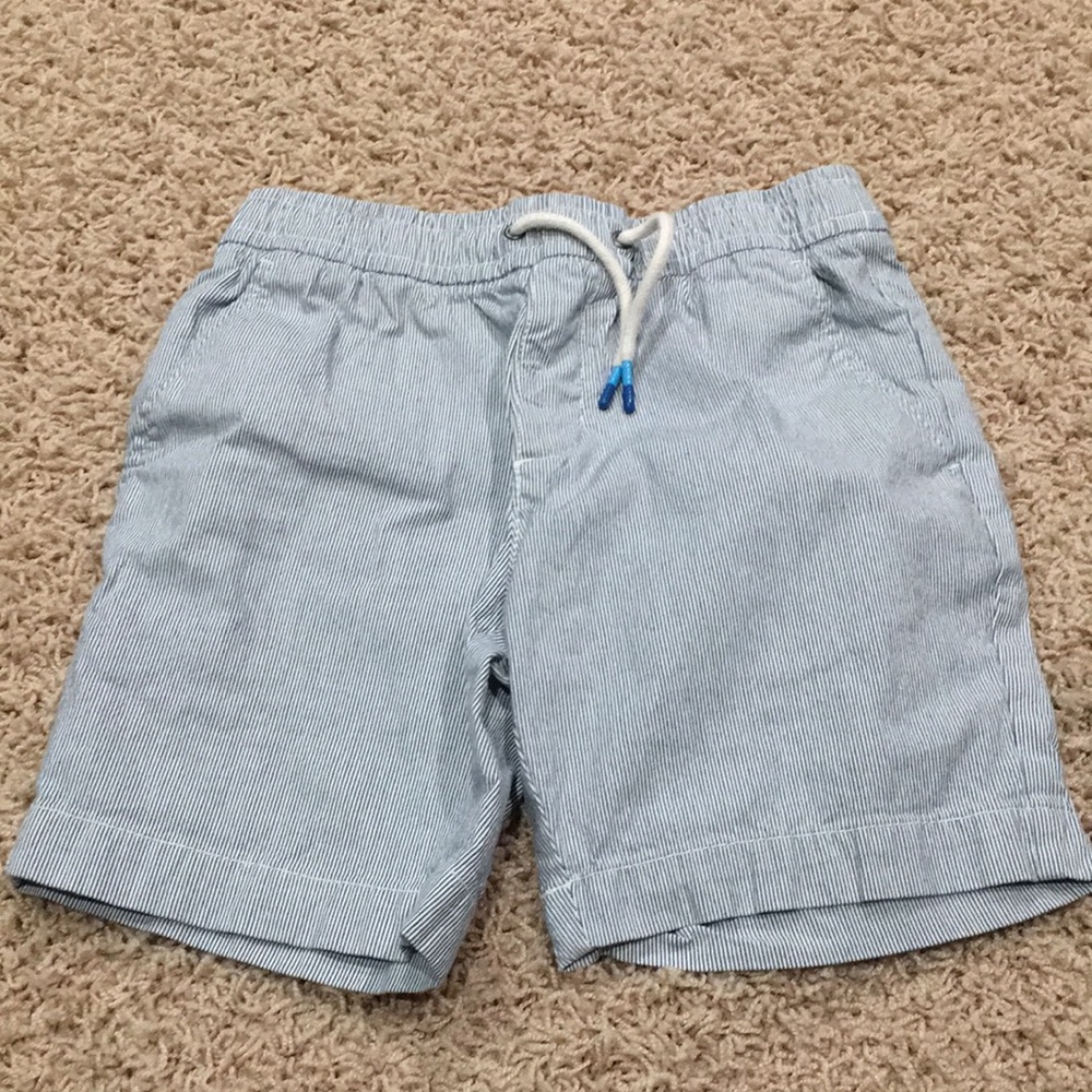 Kids Striped Blue Shorts